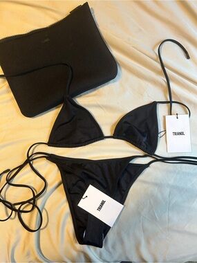 TRIANGL VINCA - EBONY BLACK Triangle Bikini Set